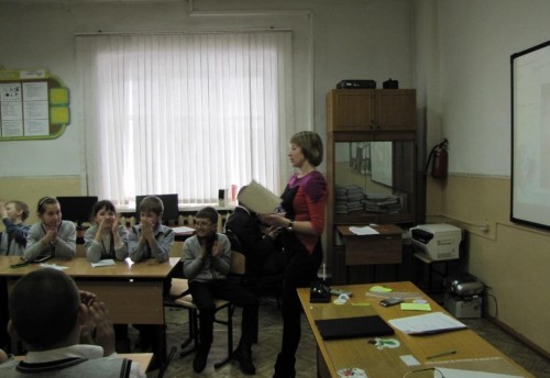 В Красночикойской школе №2 прошел открыты урок на тему «Былинные богатыри. Земли Российской сыновья»